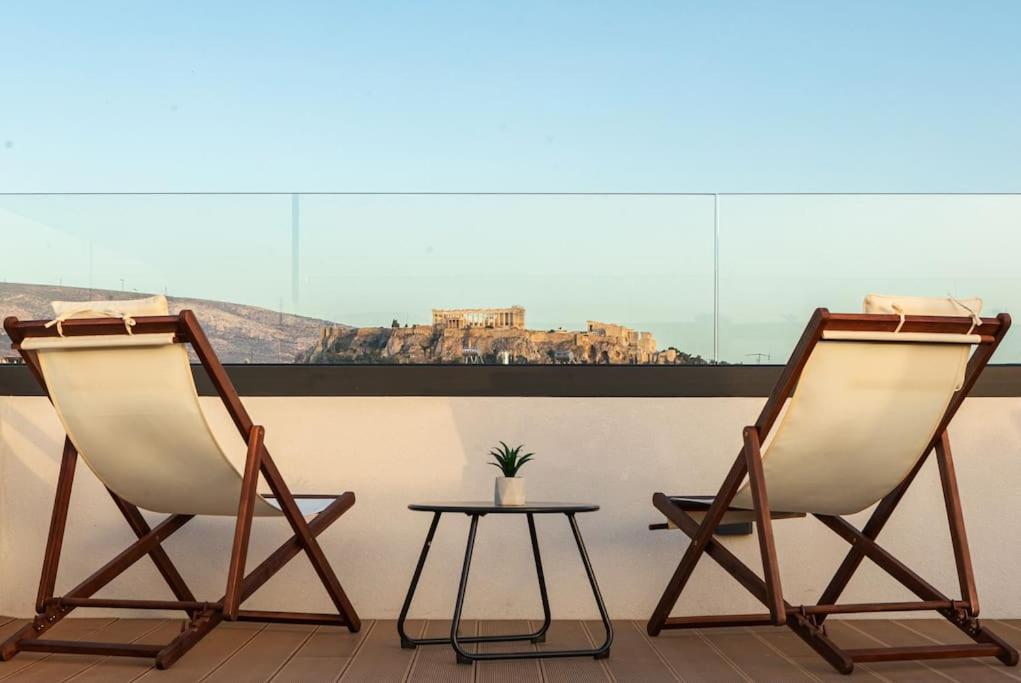 The Meta Stay - Rooftop Access Downtown Studio Atenas Exterior foto